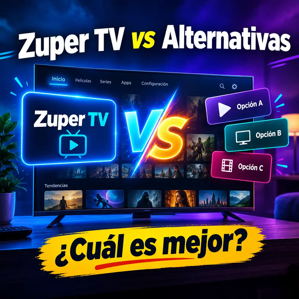 Zuper TV frente a sus alternativas: ¿Cuál es mejor?